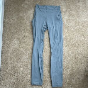 Lululemon Align Leggings with Pockets 25” Rhino Gray